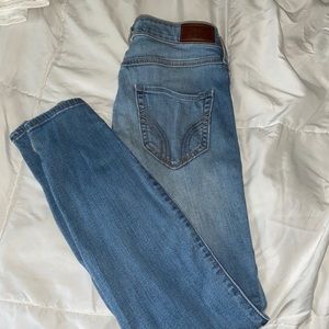 Hollister high rise super skinny crop 5R